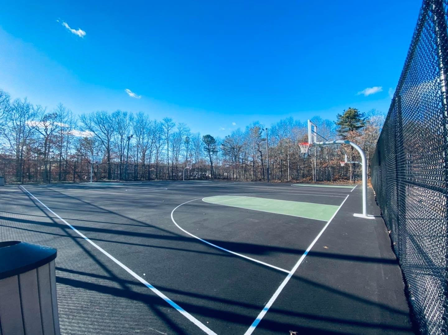 Brookhaven Town councilman Dan Panico posted this photo of the refurbished court on his Facebook page.